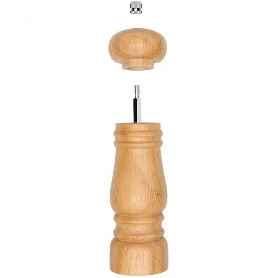 Moedor 15cm Sal Ou Pimenta Em Madeira